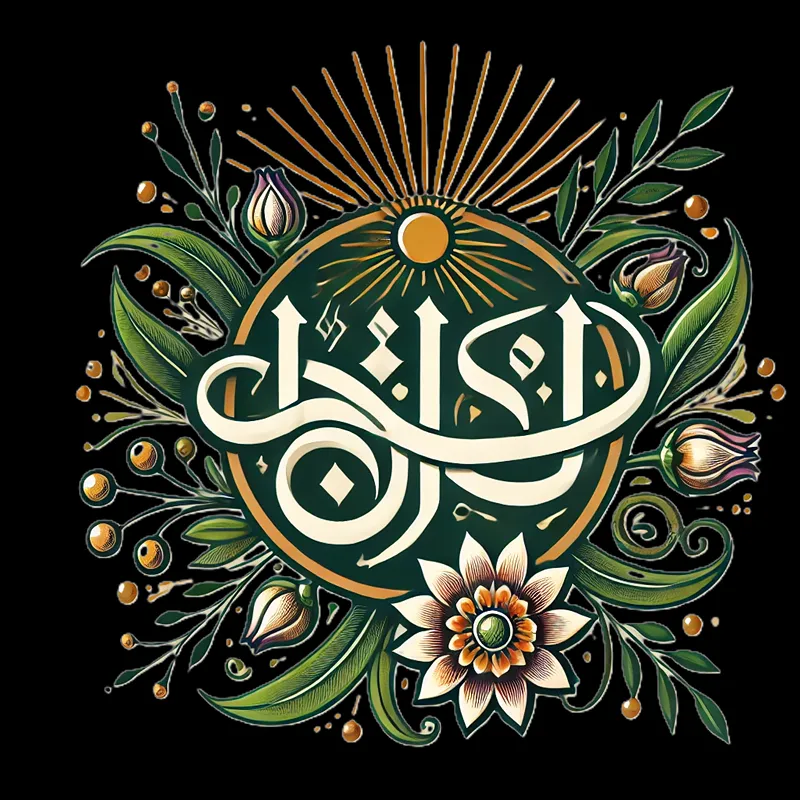 شعار مؤسسة النور لتنسيق الحدائق